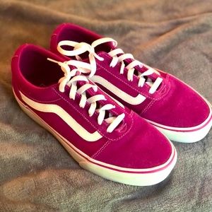 Fuchsia Pink Platform Vans Size 10.5 EUC